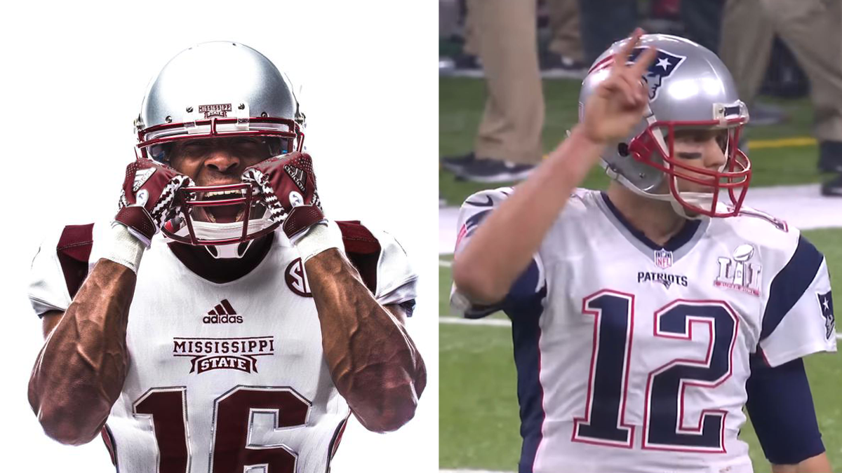 The Time Mississippi State Wore New England Patriots Uniforms