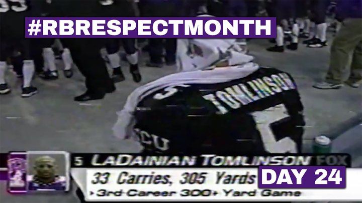RB Respect Month, Day 24: LaDainian Tomlinson vs. UTEP (2000)