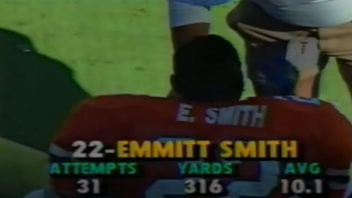 Video: Emmitt Smith runs for 316 yards on New Mexico (1989)