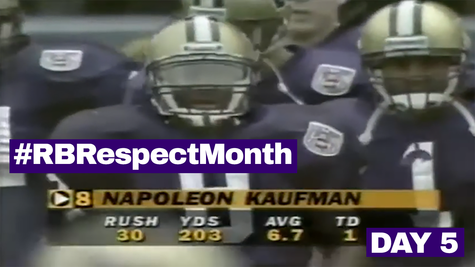 Remembering Napoleon Kaufman's magical 1994 at Washington