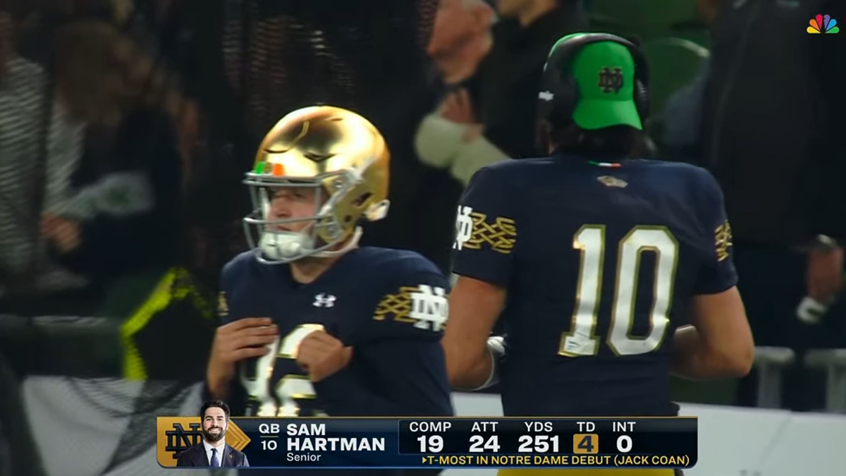 Video Sam Hartman Highlights vs Navy