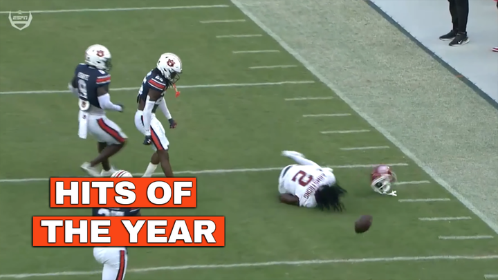 Video: College Football Hits of the Year