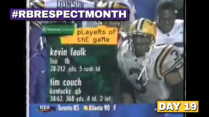 RB Respect Month Vol. 2, Day 19: It's time to appreciate LSU's Kevin Faulk