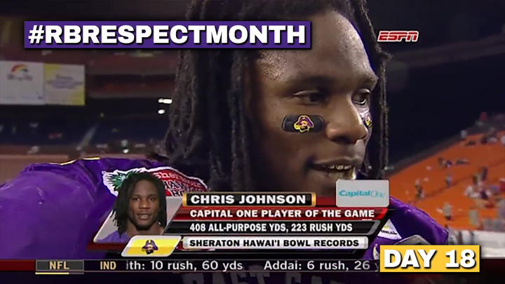 RB Respect Month Vol. 2, Day 18: Chris Johnson shows Boise State what real speed is (2007)